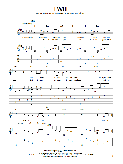 I Will von The Beatles (Download) 