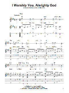 I Worship You, Almighty God von Sondra Corbett-Wood (Download) 