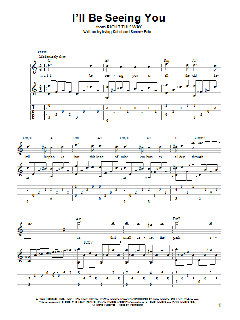 I'll Be Seeing You von Sammy Fain (Download) 