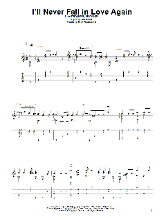 I'll Never Fall In Love Again von Hal David (Download) 