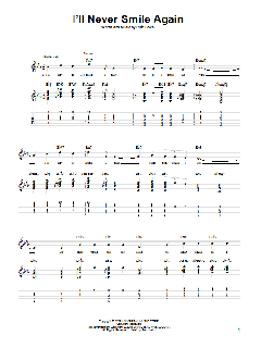 I'll Never Smile Again von Tommy Dorsey (Download) 