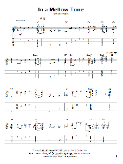 In A Mellow Tone von Duke Ellington (Download) 