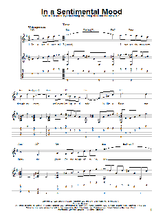 In A Sentimental Mood von Duke Ellington (Download) 