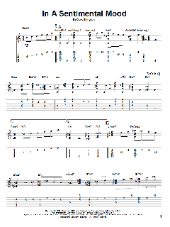 In A Sentimental Mood von Duke Ellington (Download) 