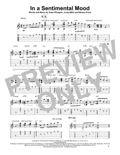 In A Sentimental Mood von Duke Ellington (Download) 