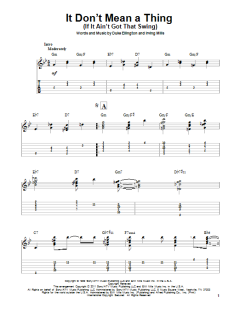 It Don't Mean A Thing von Duke Ellington (Download) 