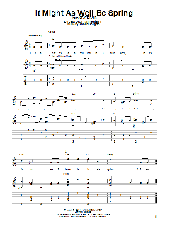 It Might As Well Be Spring von Richard Rodgers (Download) 