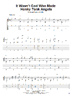 It Wasn't God Who Made Honky Tonk Angels von Kitty Wells (Download) 