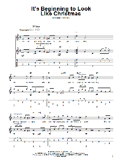 It's Beginning To Look Like Christmas von Meredith Willson (Download) 