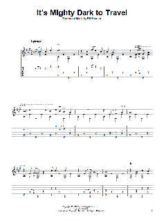 It's Mighty Dark To Travel von Bill Monroe (Download) 