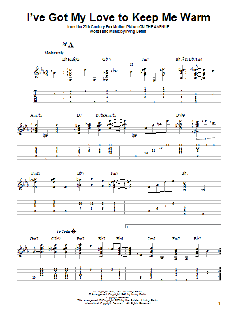 I've Got My Love To Keep Me Warm von Irving Berlin (Download) 