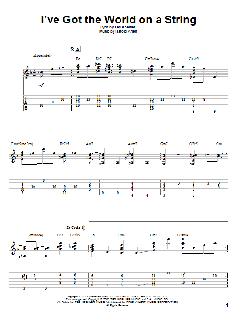 I've Got The World On A String von Dick Hyman (Download) 