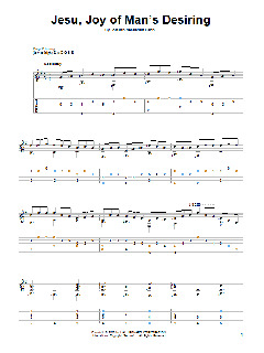 Jesu, Joy Of Man's Desiring von Johann Sebastian Bach (Download) 
