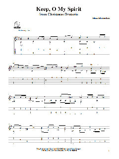 Keep, O My Spirit von Johann Sebastian Bach (Download) 