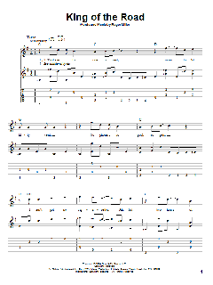 King Of The Road von Randy Travis (Download) 