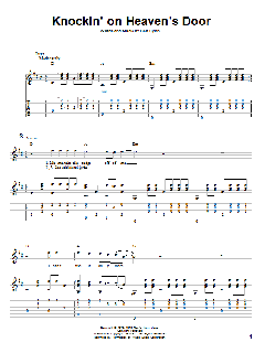 Knockin' On Heaven's Door von Bob Dylan (Download) 