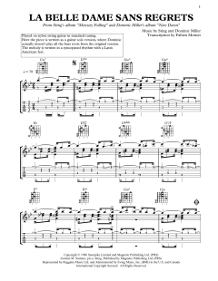La Belle Dame Sans Regrets von Dominic Miller (Download) 
