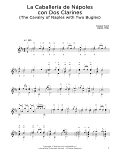 La Caballeria de Napoles con Don Clarines von Gaspar Sanz (Download) 