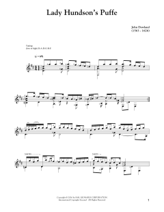 Lady Hunsdon's Puffe von John Dowland (Download) 