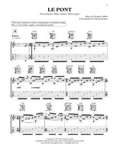 Le pont von Dominic Miller (Download) 