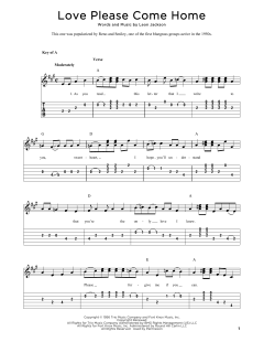 Love Please Come Home von Leon Jackson (Download) 