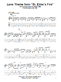 Love Theme From St. Elmo's Fire von David Foster (Download) 