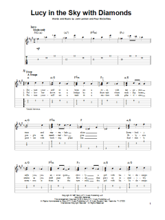Lucy In The Sky With Diamonds von John Lennon (Download) 