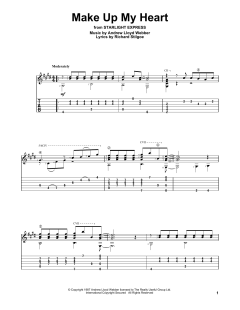 Make Up My Heart von Richard Stilgoe (Download) 