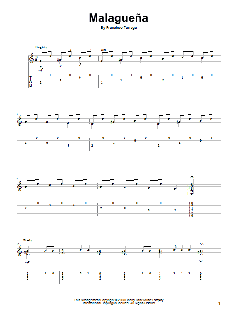 Malaguena von Ernesto Lecuona Casado (Download) 