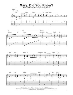 Mary, Did You Know? von Mark Lowry (Download) 