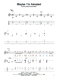 Maybe I'm Amazed von Paul McCartney (Download) 