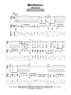 Meditation von Antonio Carlos Jobim (Download) 