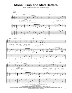 Mona Lisas And Mad Hatters von Elton John (Download) 