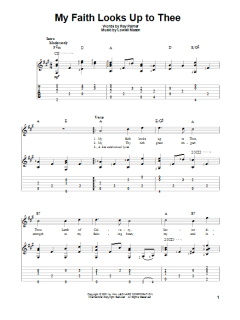 My Faith Looks Up To Thee von Lowell Mason (Download) 