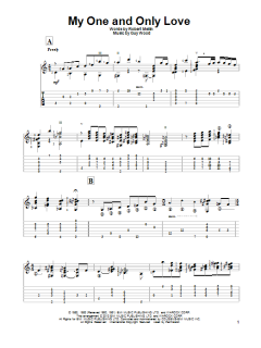 My One And Only Love von Guy Wood (Download) 