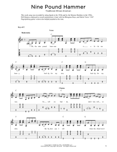 Nine Pound Hammer von Traditional African-American (Download) 