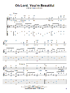 Oh Lord, You're Beautiful von Keith Green (Download) 