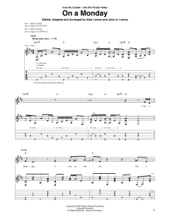 On A Monday von Ry Cooder (Download) 