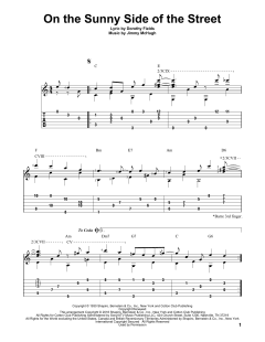 On The Sunny Side Of The Street von Jimmy McHugh (Download) 