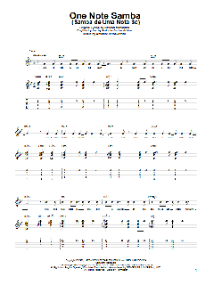 One Note Samba von Antonio Carlos Jobim (Download) 