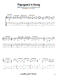 Papageno's Song von Wolfgang Amadeus Mozart (Download) 