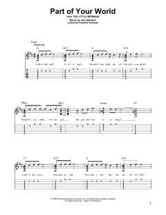 Part Of Your World von Alan Menken (Download) 