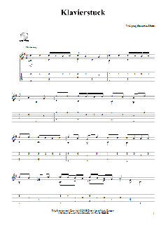 Piano Piece von Wolfgang Amadeus Mozart (Download) 