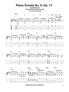 Piano Sonata No. 8, Op. 13 von Ludwig van Beethoven (Download) 