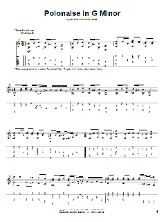 Polonaise In G Minor von Johann Sebastian Bach (Download) 