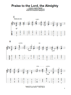 Praise To The Lord, The Almighty von Joachim Neander (Download) 