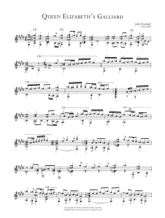 Queen Elizabeth's Galliard von John Dowland (Download) 