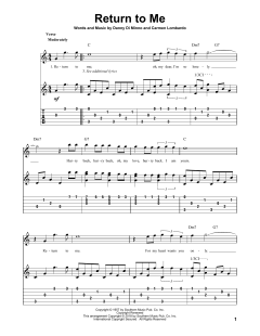 Return To Me von Dean Martin (Download) 