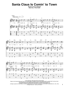 Santa Claus Is Comin' To Town von Fred Coots (Download) 