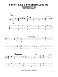 Savior, Like A Shepherd Lead Us von William B. Bradbury (Download) 